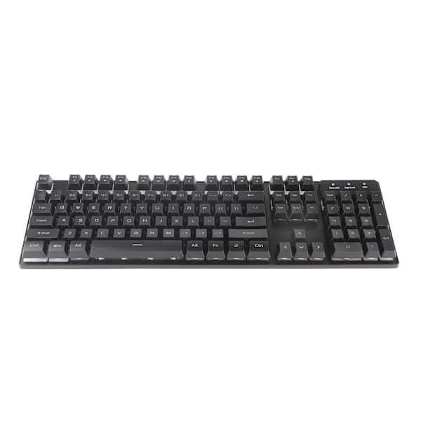 T3 Trådlöst Laddningsbart Gaming Tangentbord med Färgstark Belysning och Musmatta Set Dator Tillbehör Svart