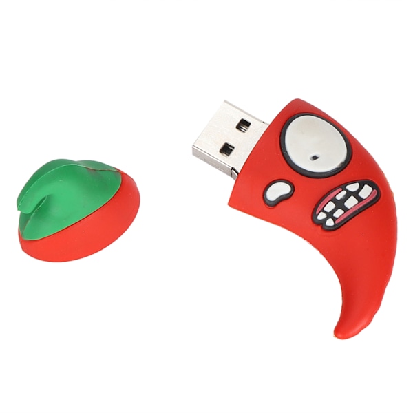 USB-minne Tecknad Chili Form Minne Tumme Sticka för Window2003/XP/Vista/7/8/10/OS X/Linux8GB