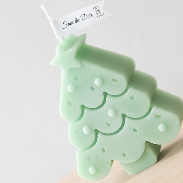 Julgran Aromaterapi Ljus Trädformade ljus Jul Hemdekoration Desktop Hantverk Present Grön