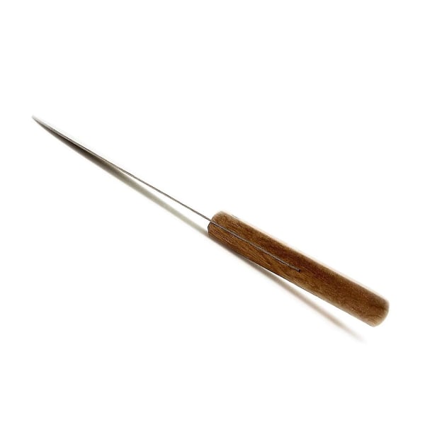 4st smörkniv i rostfritt stål träskaft tårtskärare