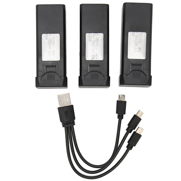 3st Drönare Litiumbatteri Bärbart Uppladdningsbart 1800MAH 3,7V Quadcopter Drönarbatteri för A258 F184 SP3