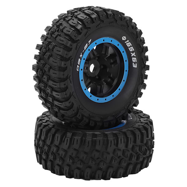 2st gummidäcksskinn 165 mm diameter hjuldäck för ZD Racing 1/7 DBX-07 RC Car Upgrade PartBlue