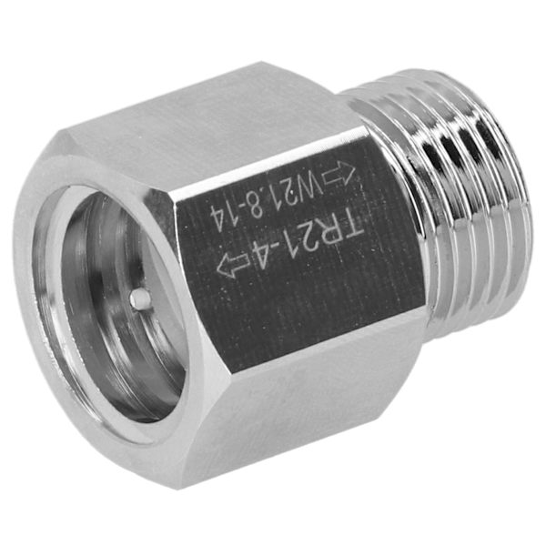 Sodacylinderadapter Sinklegering TR21.4 til W21.8-14 Konverterer for ølbryggingsutstyr