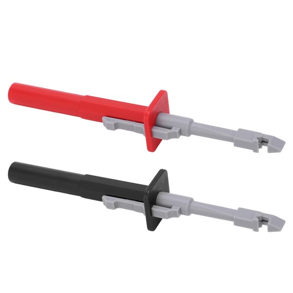 1 sæt trådpiercing sonde klip punktering testkrog blystifter med 4 mm jack J.30020 rød sort