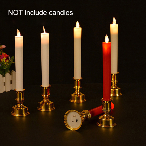 6 kpl kynttilänjalkaa geometrinen muotoilu kaunis asetus kynttilänjalat avioliittoehdotus hääpäivä kulta