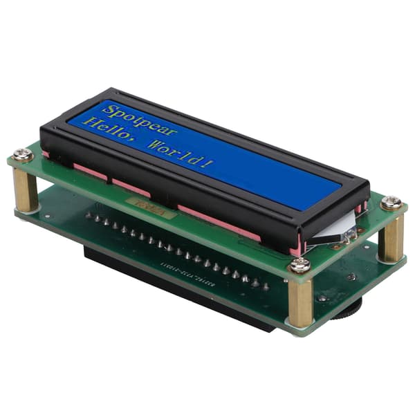 LCD Display Modul 1602 Skærm Udvidelseskort Tilbehør til Raspberry Pi PicoI2C Seriel Port