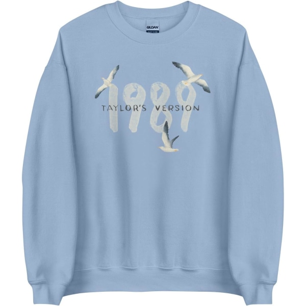 Taylor The Swift T-paita dam - överdimensionerad rundhalsad 1989 långärmad hoodie med konsertoutfitBra kvalitet