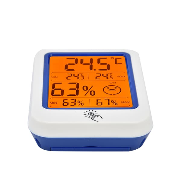 Veggmontert elektronisk termometer Hygrometer Digital temperaturfuktighetsmåler Kompatibel med hjemmeindustrien