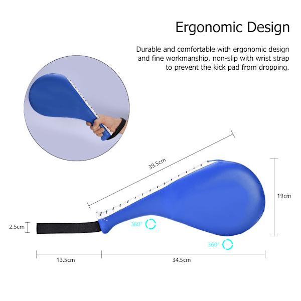 Taekwondo Double Kick Train Strike Pad Target Tae Kwon Do Karate Kickboksning