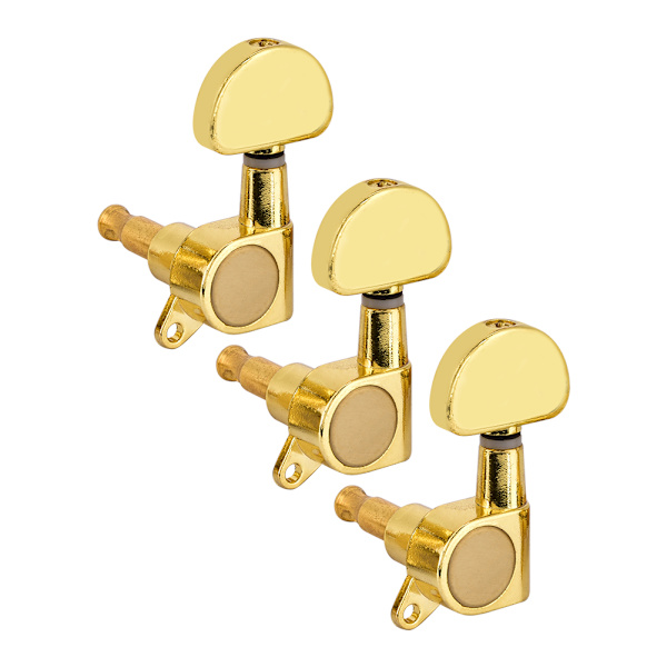 3L3R Guitar Tuning Pegs Tuners Zinklegering maskinhuvuden för Guitar Gold