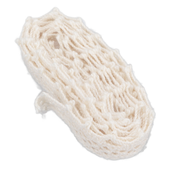 Spets Beige Pure Cotton Edge DIY Barnkläder Hattväska Tillbehör Wave Lace