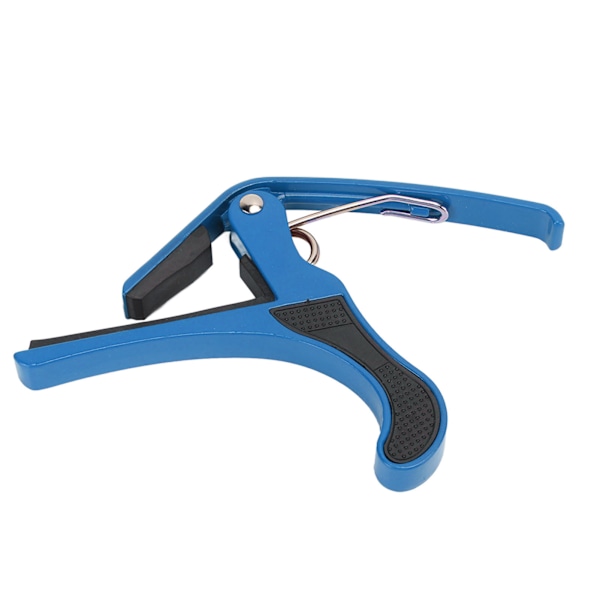 Gitarr Capo Alloy Quick Release Elgitarr Capo Set med 2 ST Guitar Picks för Banjo Mandolin Blue