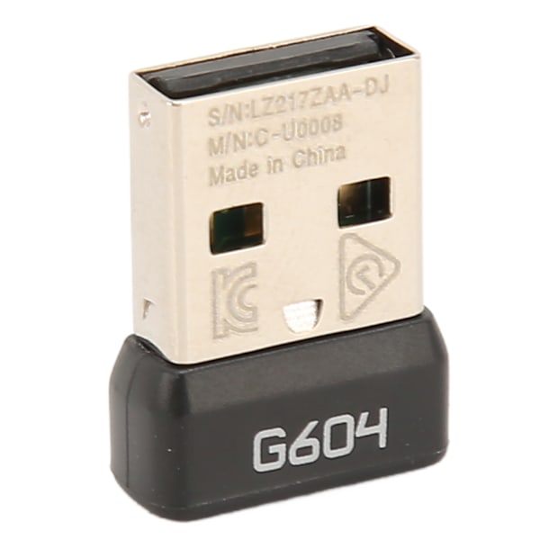 USB-mottaker 2,4 GHz trådløs stabil signal Bærbar Holdbar ABS-musadapter for Logitech G604 trådløs mus