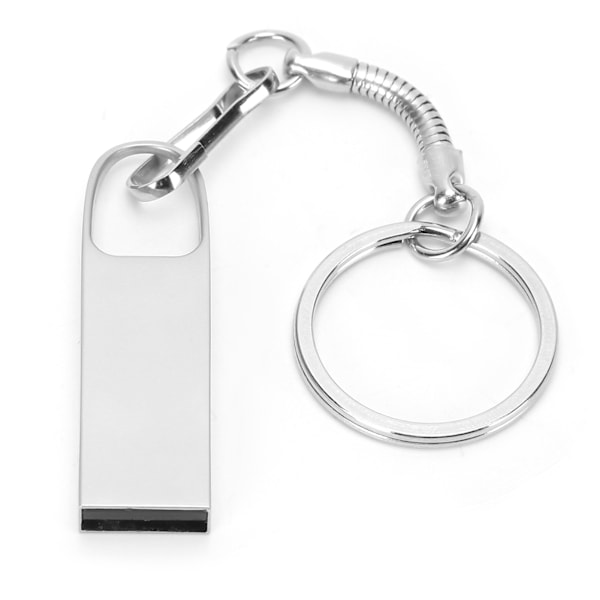U Disk Mini Metall Bærbar USB 2.0 Minnepenn Minnebrikke Datamaskindeler CW10472 Sølv4G