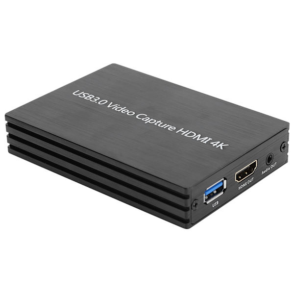 S300 4K HDMI Capture Card USB 3.0 DriverFree Game Live Microphone 1080P HD Loop Video Recording Box
