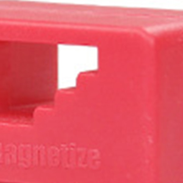 Magnetointi- ja Demagnetointilohko 2-in-1 magneettityökalu ruuvimeisselille Metalliosat Tarvikkeet Punainen