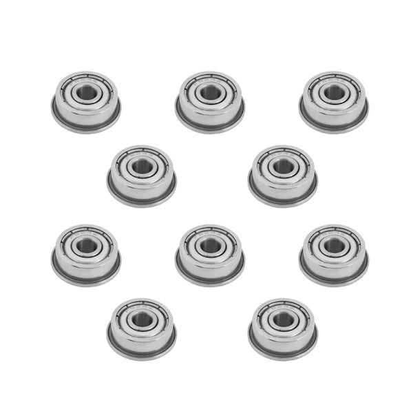 10 stk F624ZZ Miniatyr Flenslejer 4x13x5mm