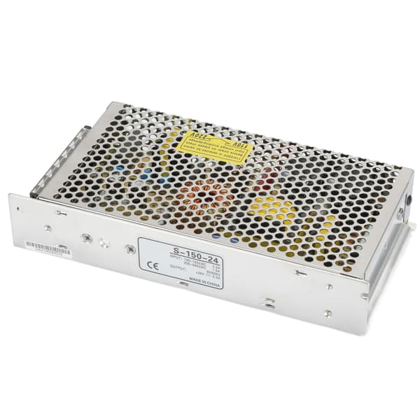 Switching Power Supply 150W Säkerhetsskydd Aluminiumlegeringsmaterial DC Switch PowerS-150-24