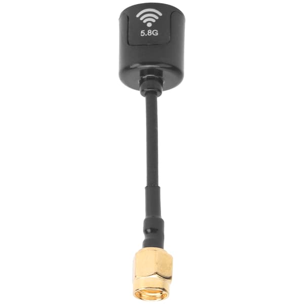 Professionel 5.8GHZ 2.8dbi Antenne Signalforstærkning Antenne Tilbehør til FPV Racing RC Drone (Sort RP-SMA)
