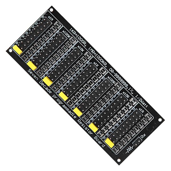 1R - 9999999R Programmerbart modstandskort Trin 1R 1% 1/2W modstandskort