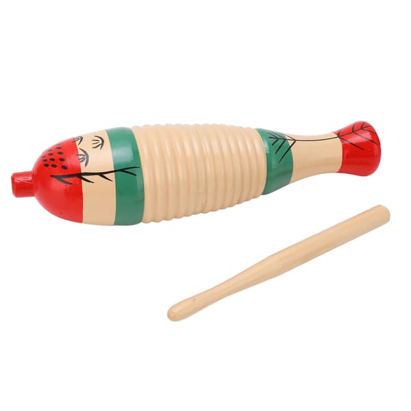 Trefisk Trommestikker Perkusjon Leke Instrument Perkusjon Leke for Barn Gaver