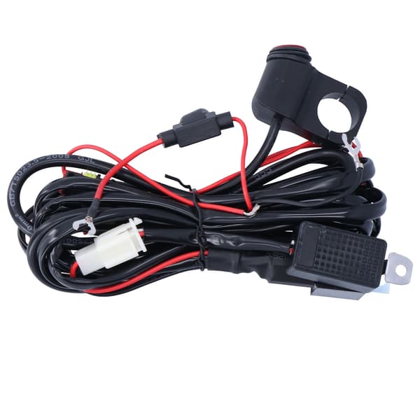 Motorsykkellysrelé Kontrollsele Spotlight 1V2 ledninger Gjenta bryter 3 kontrollerbare moduser