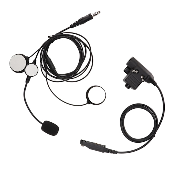 Motorcykelheadset Bilaterale Motorcykelhjelmøretelefoner med U94 PTT til Baofeng UV9R PLUS UVXR BF9700