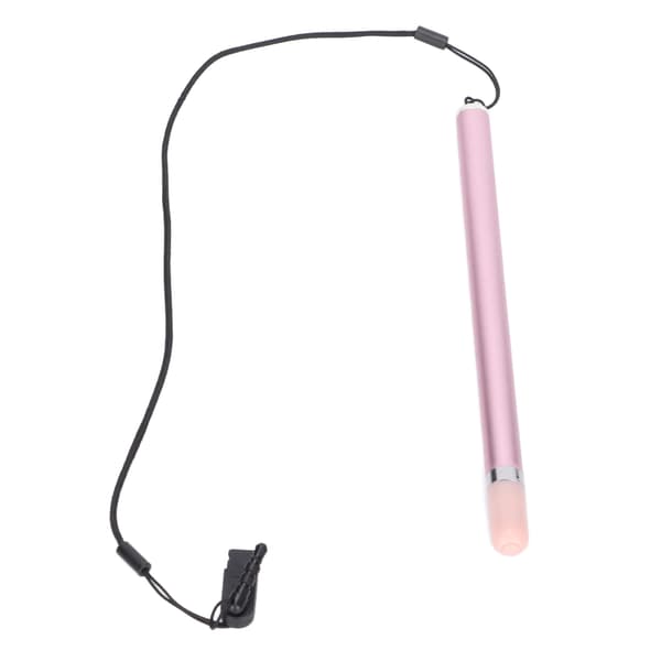 Kapacitiv pekstift med hög känslighet, bärbar, universell, för digitala mobiler, surfplattor, pekstift, rosa