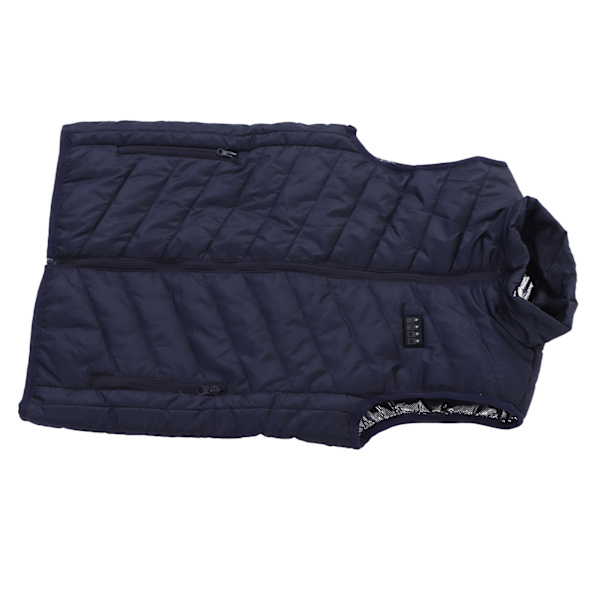 17 Area Elvärmeväst Intelligent konstant temperatur 4 Switch 3 Gear Smart Heated Väst Royalblue 3XL