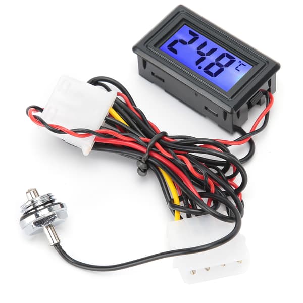 Vandkøling Termometer Digital Display Computer Temperaturmåler WDXS-DT 5V-24V