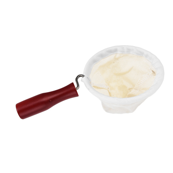 Kaffefilter av flanelltyg Kallbrygga kaffesilpåsar Återanvändbara med handtag för handdropp100 mm innerdiameter