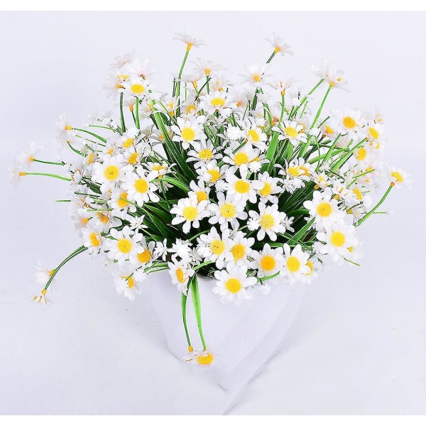 Simulering Flower Daisy Bouquet Ono Chrysanthemum Home Garden Bryllupsfest Orange