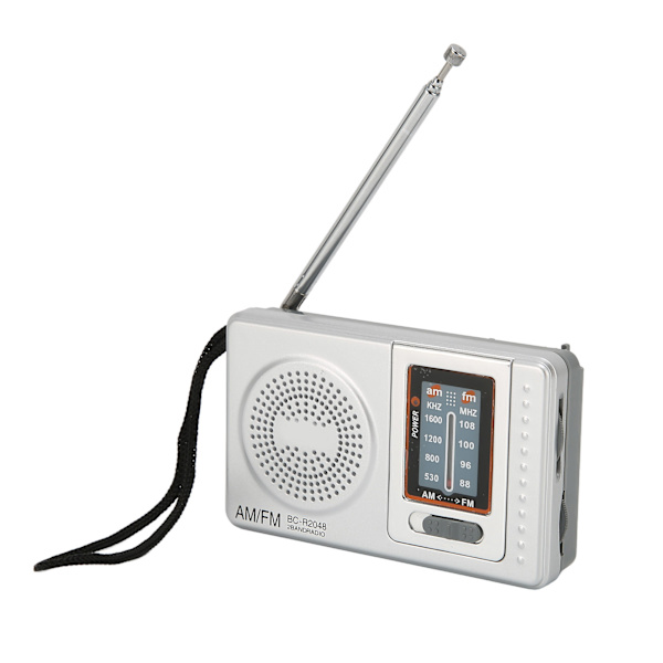 Bærbar radio DSP Chip AM FM transistorradio med indbygget højttaler til hjemme- og rejseunderholdning Nødsituation på arbejdspladsen
