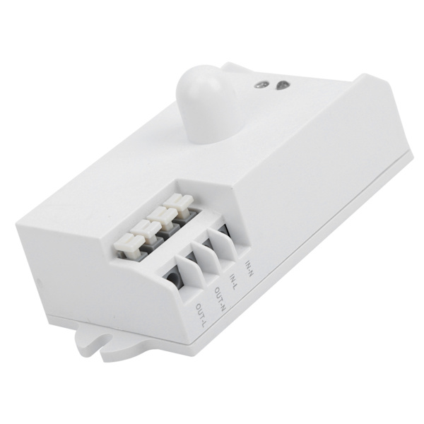 Mikroaaltoanturikytkin Pure White PVC Control Tarvikkeet TDL-1913 5,8 GHz AC85-250V