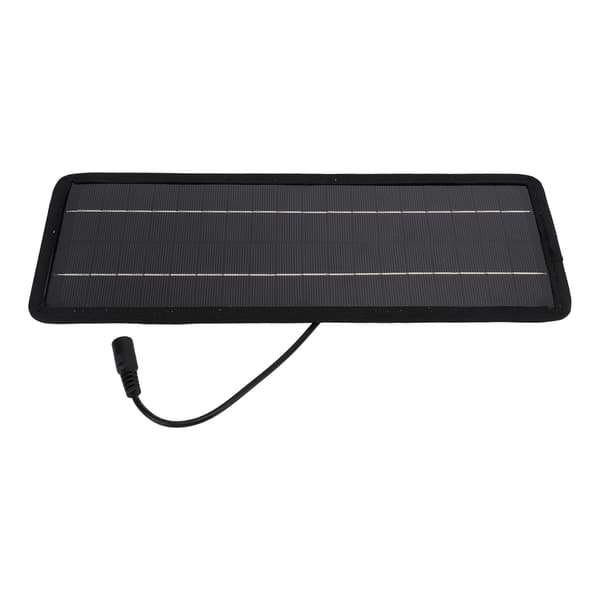 4,5W 12V Solar Bilbatterilader Polysilisium Solcellepanel Kompatibel med biler Båtbiler Konverter 12V batteri til 5V