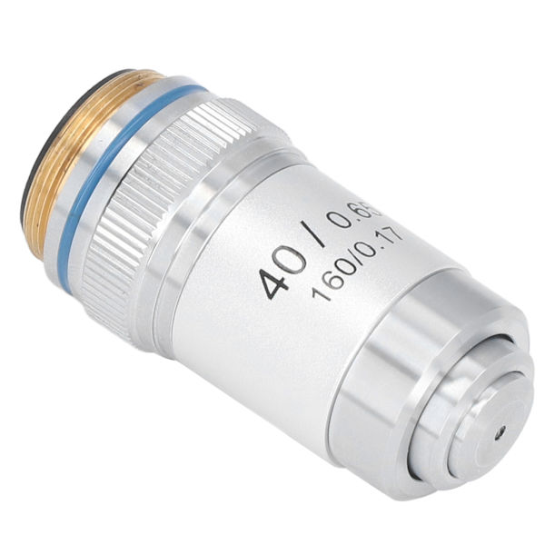 【NX】Achromatic Microscope Objective 40X High Magnification 20,2mm Interface Standard RMS Silver