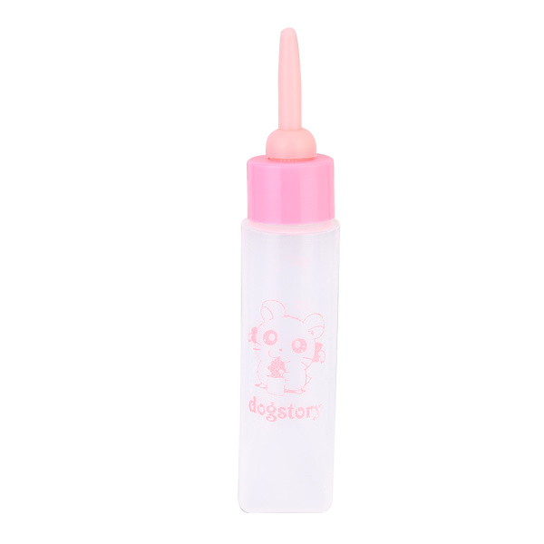 2 STK 30 ml Hamsterplejeflaske Små kæledyr Hvalp Egern Killing Ammeflaske Vandmælk Feeder (Pink)