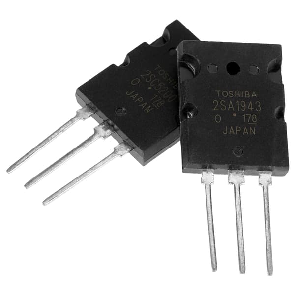 【NX】par sorte 2SA1943 2SC5200 højeffektive matchede lydtransistorer