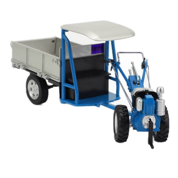 1/16 Simulering Landbruksgående Traktor Legering Statisk Landbrukstraktor Modell Leke for Barn Blå