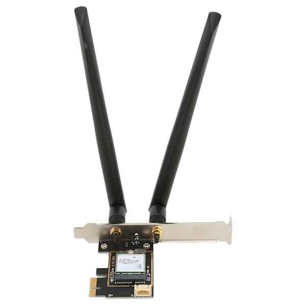 PCIe WiFi 6E -kort 2,4G/5G/6Ghz Jopa 2400Mbps Dual Antenna MU MIMO PCIe-verkkokort Win10/11 Työpöytäkuorelle