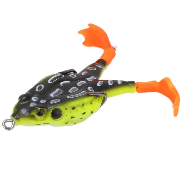 【NX】Thunder Frog Baits Flytande Vattenfiskedrag med dubbla propellerben för bas, ormhuvud, laxfiske3#