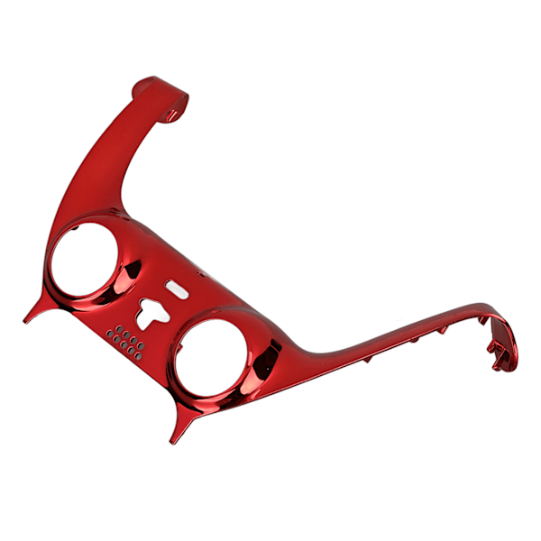 For PS5-kontroller frontplate DIY-erstatningsklips Skalledekorasjonstilbehør med joystickdeksler Rød