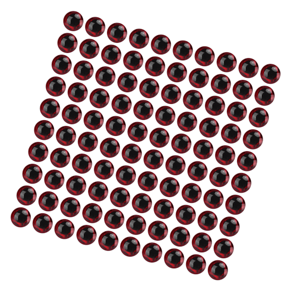 100 stk Kunstige Fiskeøyne Oval 3D Fake Fishing Lure Eye Stickers for DIY-Agner Fisketilbehør 7MM