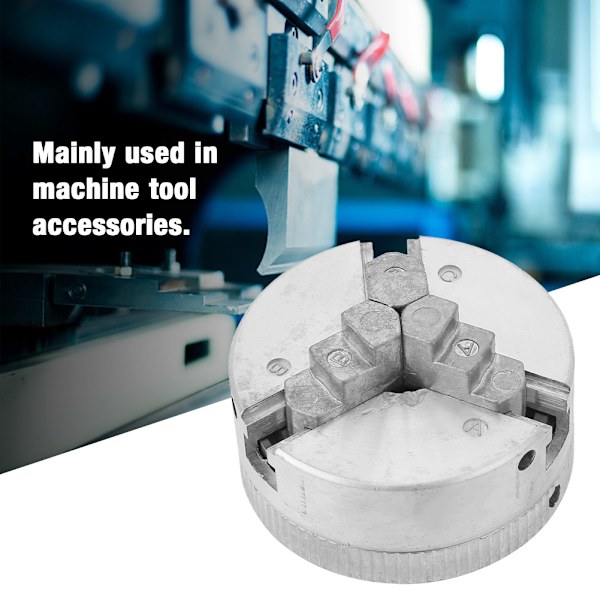 Z011 zinklegering 3-käft Chuck-tillbehör för minimetallsvarv