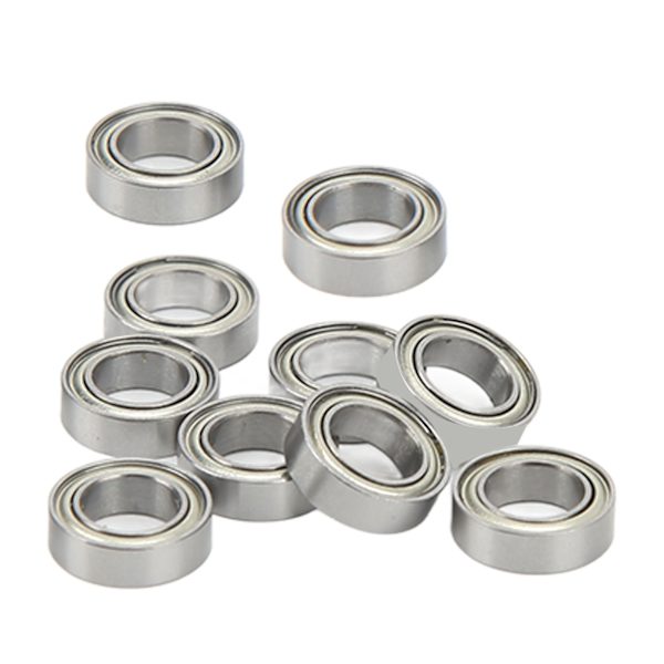 10 ST RC Kullager Set Stål Silver RC Kullager Korrosionsbeständiga RC Tillbehör För 1/10 1/8 ZD Racing Car