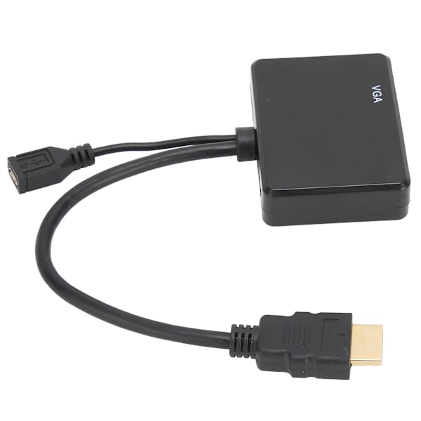 【NX】High‑Definition Multimedia Interface–High‑Definition Multimedia Interface–VGA-muunnin, musta