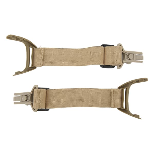 2 stk. Jaktbrillestropp, elastisk, komfortabel jaktbrille elastisk bånd for rask skinne sandfarge