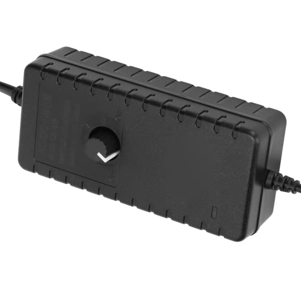 【NX】Strømadapter Justerbar spænding Hastighedsregulering Hurtig opladning 48W 2A Computerstrømadapter 100-240VEU-stik