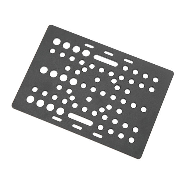 Gantryplatta Aluminium Höghållfast portalbräda Svart anodiserad 3D-skrivare Linjär Universalguide för fräsmaskinskiva