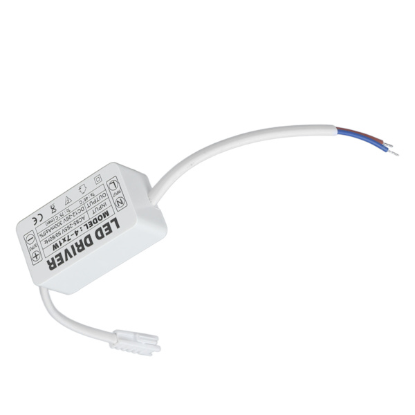 4‑7X1W LED-drivrutin konstant ström 300mA Ingång AC85‑265V Utgång DC12‑26V Strömförsörjningstransformator